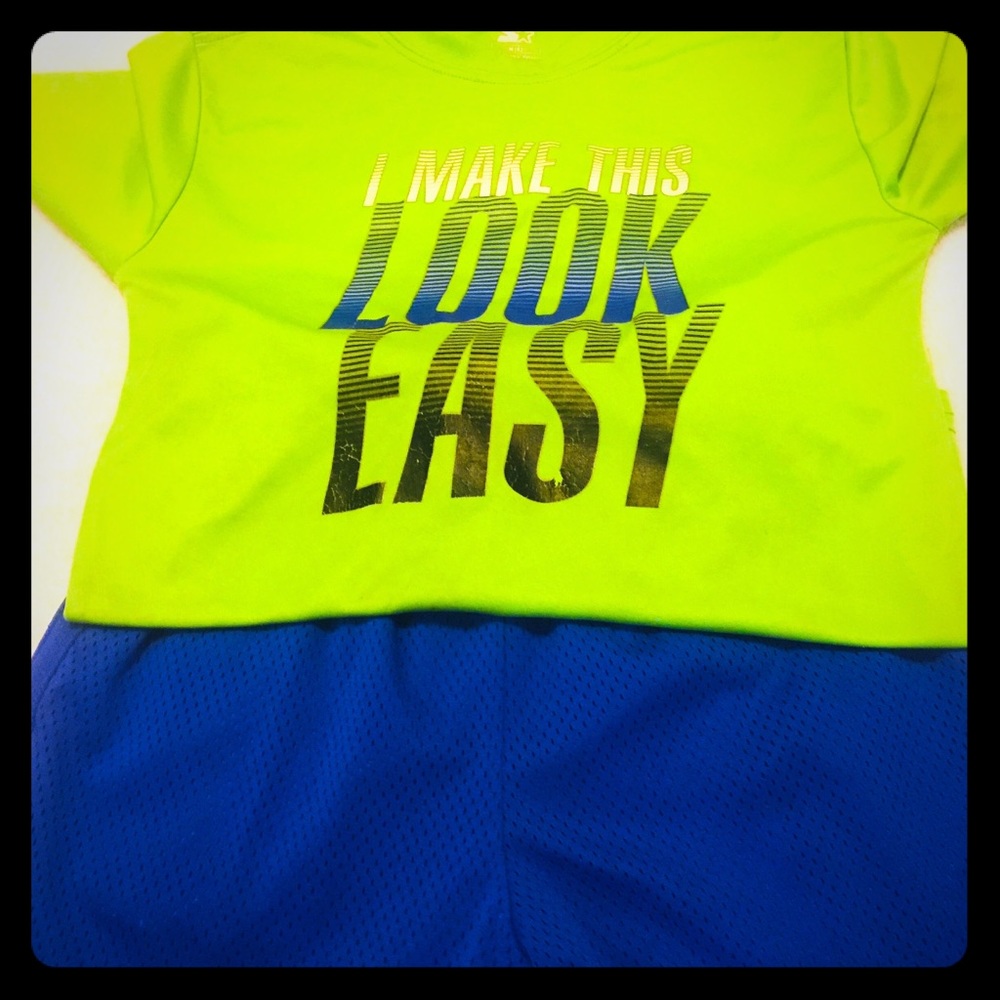 Starter Boys Athletic T-shirt and shorts
